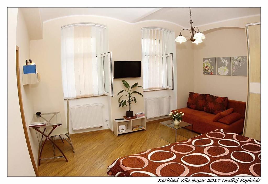 Apartman Vila Bayer Apartment Karlovy Vary Luaran gambar